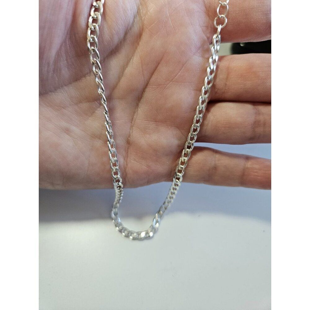 **Sale** Claire's silver tone chain choker necklace 12-15"
